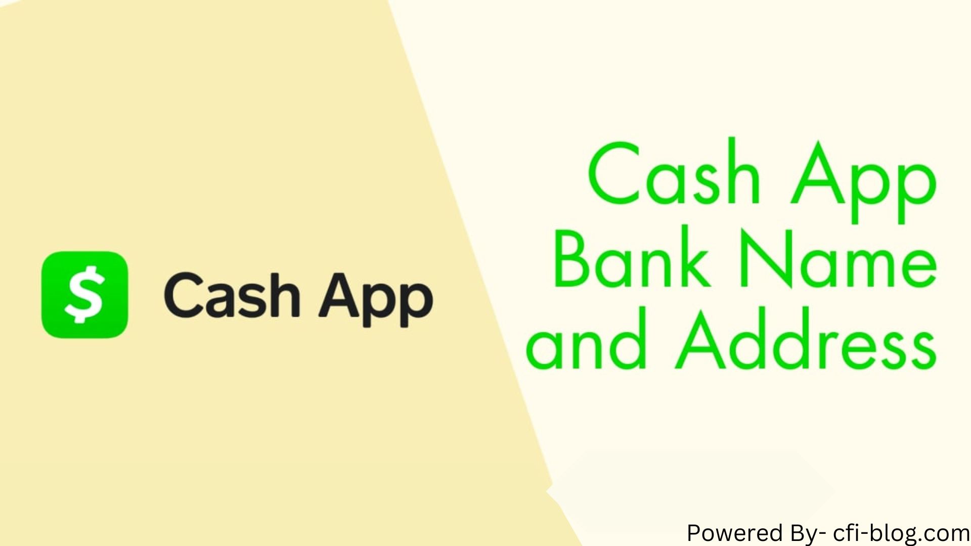 Cash app bank name