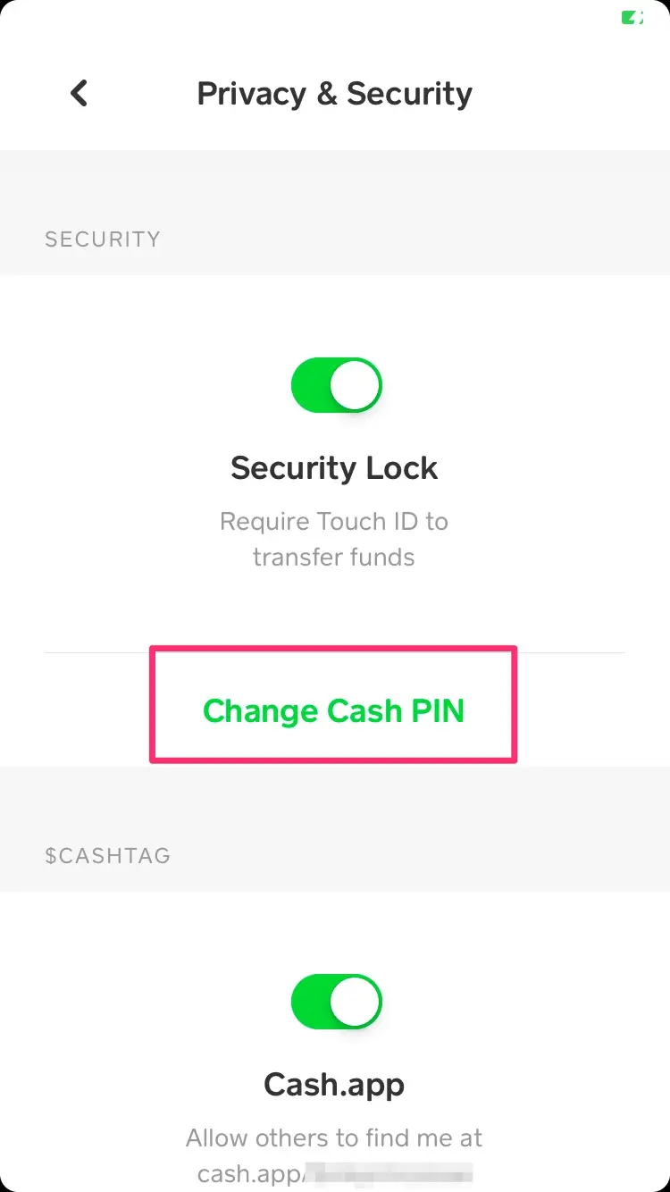 Change Your Cash App PIN