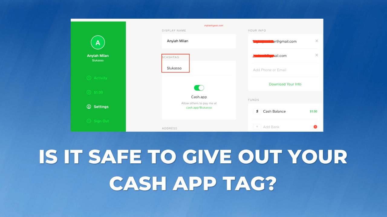Is It Safe to Give Out Your Cash App Tag